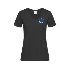 Tshirt V Neck Woman Skelettara